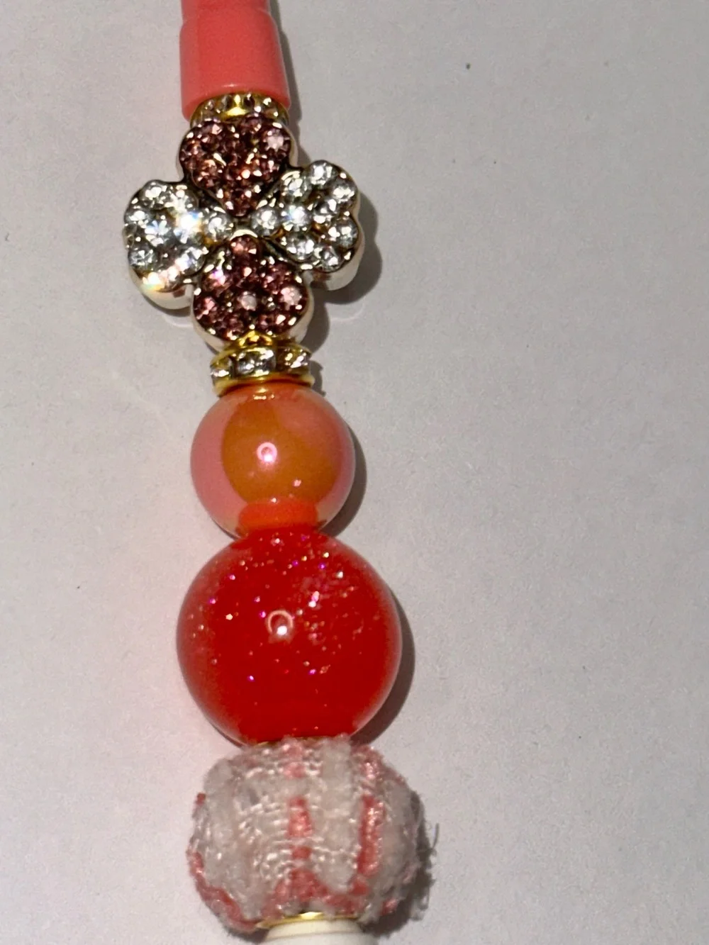 Coral Beaded Box Cutter - Custom